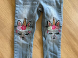Vigoss Unicorn Knee Pull On Jeggings, 3T