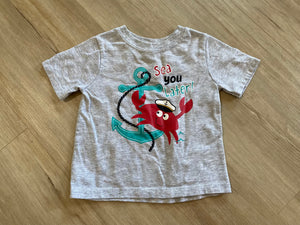 Granimals 'Sea You Later' Crab Tee, 18M