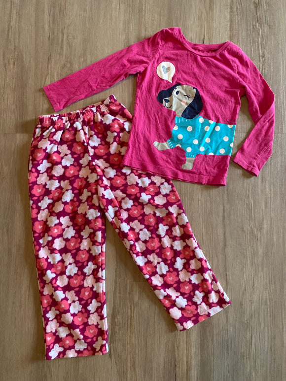 Mis-Matched Dog/Flower Pajamas, 5