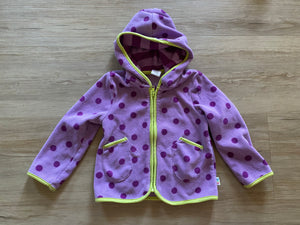 Gymboree Purple Fleece Zip Up, 2T-3T