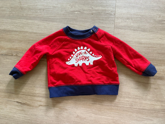 Cat & Jack 'Love-A-Saurus' Pullover, 0-3M