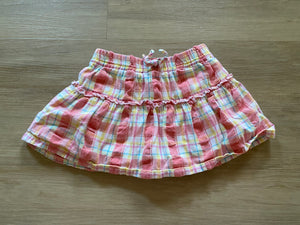 Okie Dokie Plaid Skort, 2T