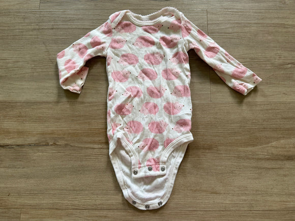 Carter's Pink Hedgehog Onesie, 9M