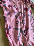 Jessica Simpson Purple Floral Sleeper, 6/9M