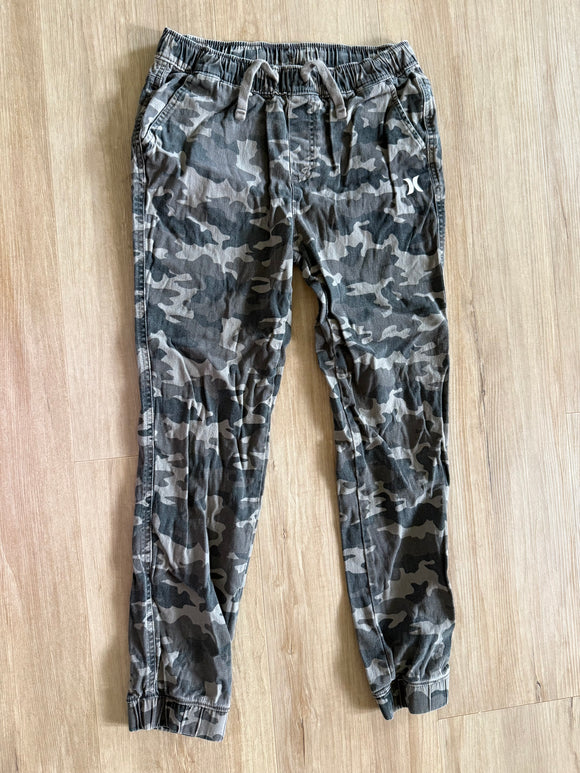 Hurley Camo Jogger Pants, L (14-16)