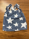 Carter's Blue, White Star Top, 3M