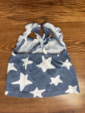 Carter's Blue, White Star Top, 3M