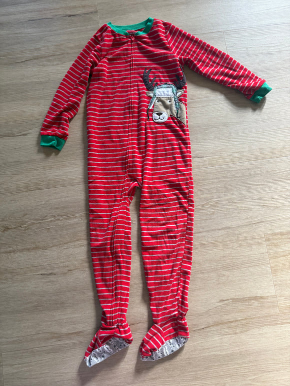 Carter's Fleece Reindeer Sleeper, 6