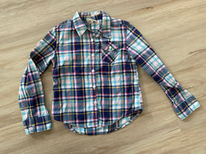 Plaid Button Down, S(6/6X)