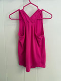 Adidas Pink, Navy Logo Racerback Tank, 4T