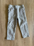 Baby Gap Grey, Polka Dot Fleece Leggings, 3T