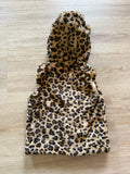Carter's Fleece Cheetah Hooded Vest, 3T