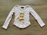 Basic Editions Gold Animal Thermal Long Sleeve, XS(4/5)