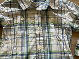 Gap Plaid Button Down, 18-24M