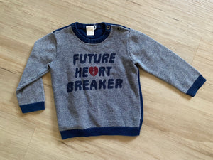 H&M 'Future Heart Breaker' Sweater, 12-18M