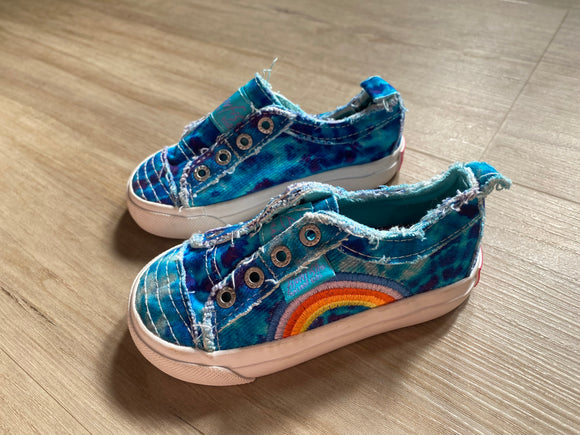 Blowfish Tie Dye Rainbow Slip On Sneakers, 8 Toddler