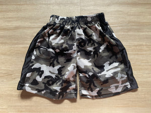 RBX Grey Camo Athletic Shorts, 2T