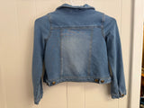 Cynthia Rowley Light Blue Jean Jacket, M(7/8)