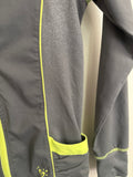 Justice Grey, Lime Green Athletic Zip Up, 10