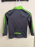 Adidas Grey/Neon Green Zip Up, 7