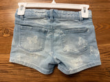 Member's Mark Butterfly Light Blue Denim Shorts, 7/8