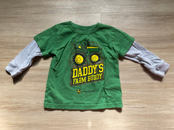 John Deere 'Farm Buddy' Long Sleeve, 2T