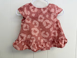 Carter's Pink Cheetah Open Back Top, 3-6M