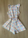 Heart and Arrow Gingham Romper, 4