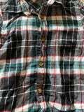 Christmas Flannel Button Down, 2T