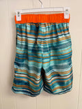 ZeroXPosur Striped Swim Trunks, M(10-12)