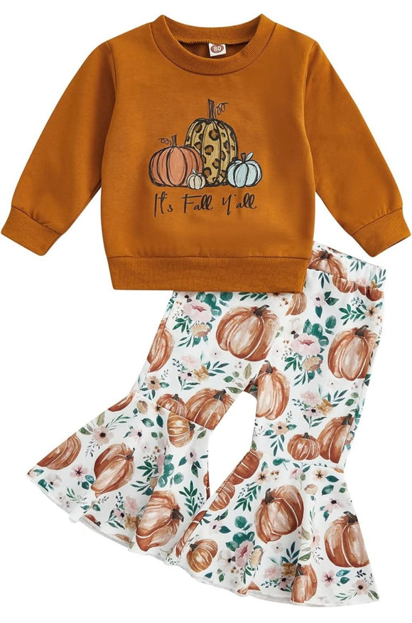 New 'It's Fall Y'all' Set, 6-12M & 12-18M