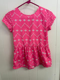 Total Girl Pink Heart, Blouse Top Shirt, XL(14/16)