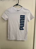 Puma white, Blue T-Shirt, M(10-12)