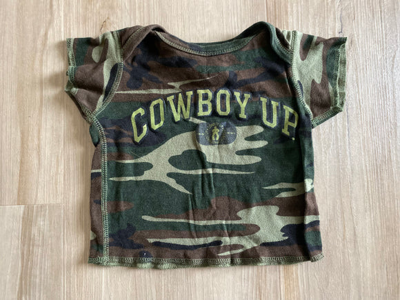 Cowboy Up Camo T-Shirt, 12M
