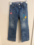 GapKids Boot Cut Flower Jeans, 8 Reg