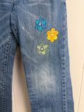 GapKids Boot Cut Flower Jeans, 8 Reg