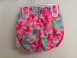 UA Pink Floral Athletic Shorts, 4