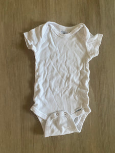 Carter's White Onesie, 6M