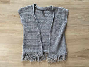 Grey Knitted Overlay, M(5/6)