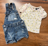 7 for All Mankind Shirt/Overall Set, 12M