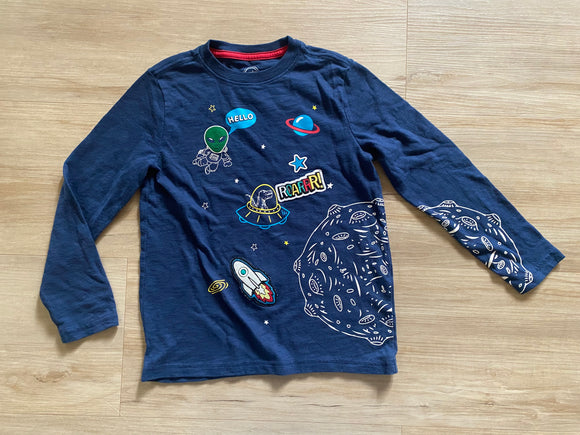 Wonder Nation Space Long Sleeve, S(6-7)