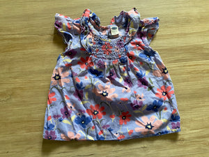 Old Navy FLoral Top, 18-24M