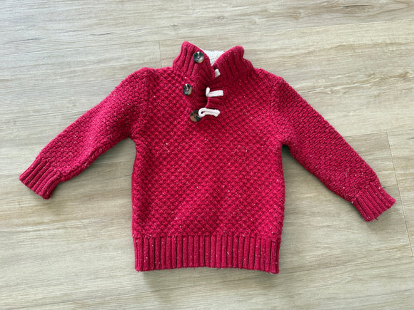 Cat & Jack Red Sweater, 3T