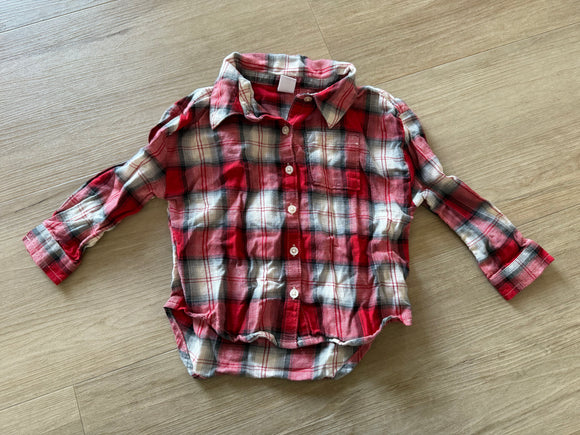 Baby Gap Red Button Down, 2T