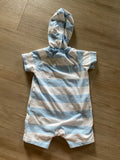 Carter's Shark Hooded Bodysuit, 12M