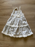 Joie White, Blue Designed Dress, 4T