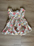 Okie Dokie Rainbow Cream Dress, 3T