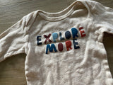 Gerber 'Explore More' Long Sleeve Romper, 6-9M