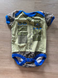 Mossy Oak Uniform Onesie, 0-3M