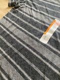 NWT Wonder Nation Grey Striped Tee, S(6-7)